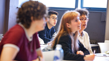 Classroom with students