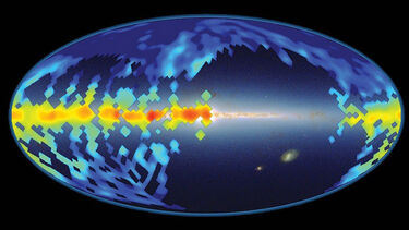 A map of the data from the Sloan Digital Sky Survey.