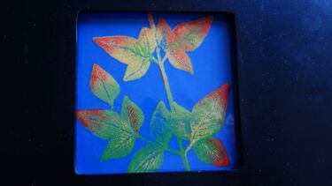Enamel on copper art