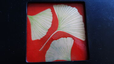 Enamel on copper art