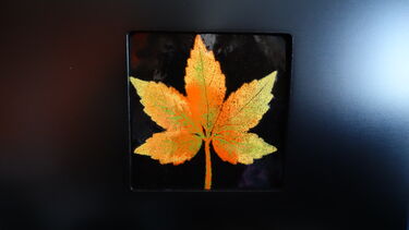 Enamel on copper art