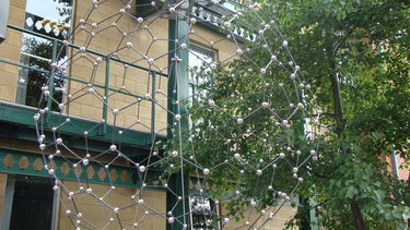 Sculpture outside the Kroto Research Institute.