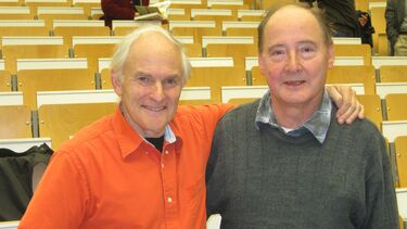 Harry Kroto and Wolfgang Kraetschmer