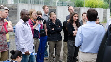 A site visit as part of the Advocate workshop