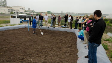 A site visit as part of the Advocate workshop