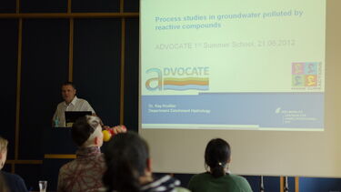 A presentation as part of the summer school