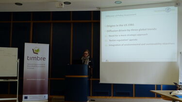 A presentation as part of the summer school