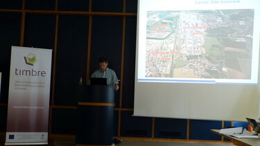 A presentation as part of the summer school