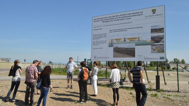 A site visit as part of the summer school