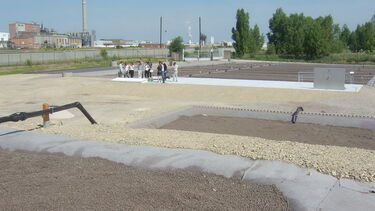 A site visit as part of the summer school