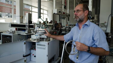 A demonstration as part of the Advocate summer school