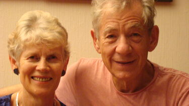 Margaret Kroto and Ian McKellen