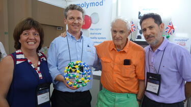 Sir Harry Kroto and the Molymod team