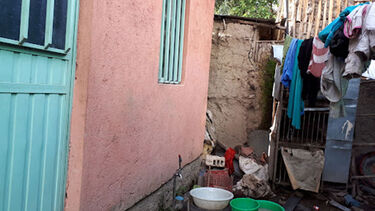 Inner city housing in Hawassa, Ethiopia