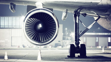 An aeroplane turbine