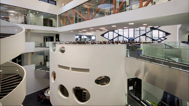 An interior photo of The Diamond