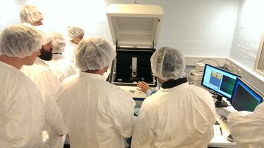 iT-CDT students in Denmark lab