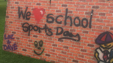 iT-CDT sports day graffiti