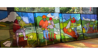 decorated panels