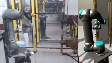 Robot arms in a lab