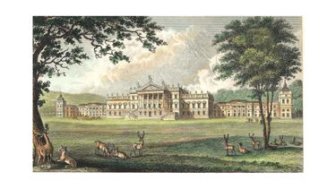 Painting of Godmersham Hall, provided by Lauren Nixon.