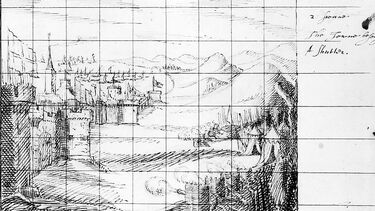 A sketch of the Siege of Rhodes