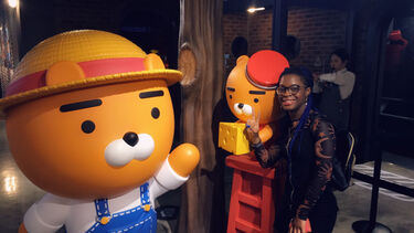 Summer school student Valentia in South Korea