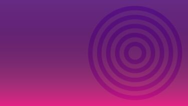 concentric circles under purple gradient