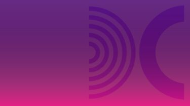 back to back semis circles under purple gradient