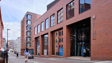 The outside of the new Harry Brearley building - the home of the new Royce Discovery Centre