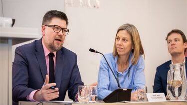 Panel members speaking