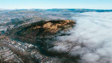 Tianjie Lu, Swansea City with Kilvey Hill - Famous Landscapes & Cityscapes 2nd