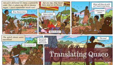 page form graphic novel Quaco