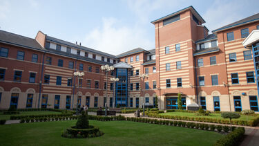 Interior courtyard of Regent Court