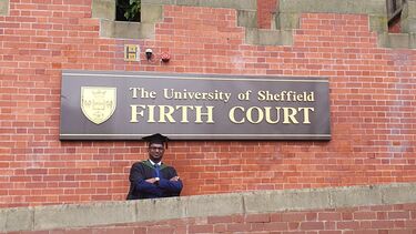 Thanaselan Rajendran graduation photo