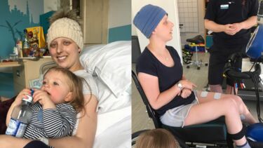 Lucy during her treatment with the GTD