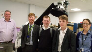 Image of UTC students and mmWave staff