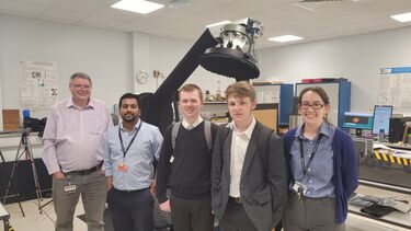 Image of UTC students and mmWave staff