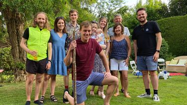 Mike Edwardson's 60 mile hike for the Richard Pover Endowment Fund