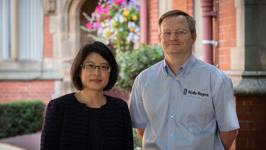Professor Lenny Koh from the Energy Institute, and Peter Ralph from Rolls-Royce