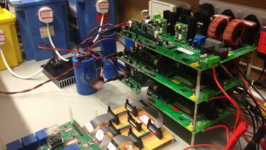 Photo of parallel inverters