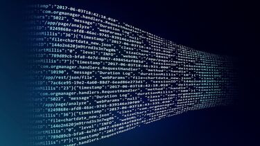 Picture of computer code