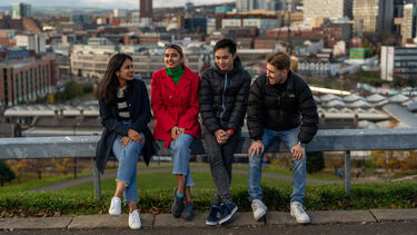 International students in Sheffield