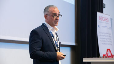 Paul Dimitri, Professor of Child Health and Consultant in Paediatric Endocrinology speaking at Insigneo Showcase 2022
