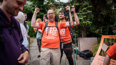 Big Walk 2022 start of the walk