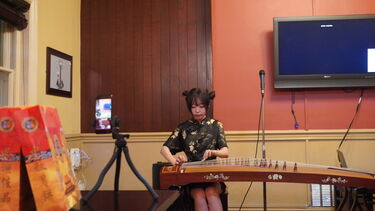 Guzheng player Yingchen Guan