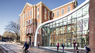 Faculty of Engineering's Heartspace and Mappin buildings from the Portobello street entrance