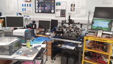 Image of the measurement setups for 73GHz antenna