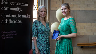 MGT - The Dean, with Anna-Valentina Hirsch UG Dean's List winner 2022 