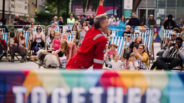 Made Together performance event in Sheffield city centre.